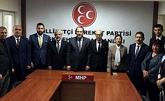 Harun Karacan'dan MHP İl Başkanlığına ziyaret