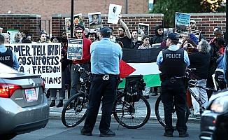 İsrail saldırıları ABD'de protesto edildi