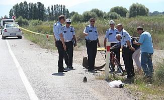 Konya'da otomobilin çarptığı bisikletli çocuk öldü