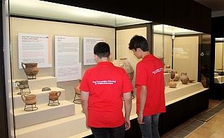 Özel yetenekli öğrenciler arkeoloji ve tarihe dokunuyor