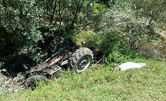 Yozgat'ta traktör devrildi: 1 ölü, 1 yaralı