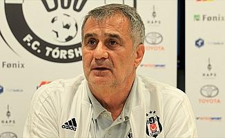 Beşiktaş Teknik Direktörü Güneş: Avantajlı bir skorla dönmek istiyoruz