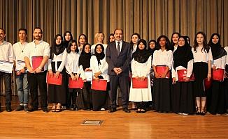 ERÜ'de 110 ülkeden 261 yabancı uyruklu öğrenci Türkçe öğrendi