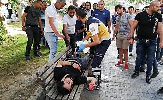 Karaman'da bıçaklı saldırı: 1 yaralı