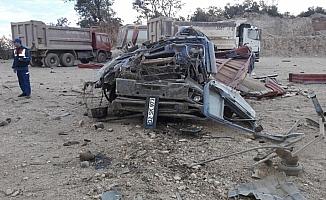 Konya'da kamyon uçuruma yuvarlandı: 1 ölü