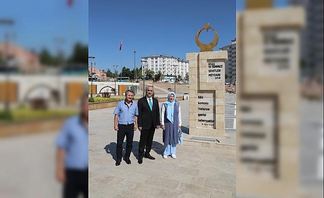 Şehit ailesinden Başkan Aydın'a ziyaret