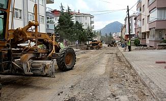 Seydişehir'de asfalt yenileme çalışmaları