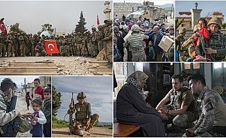 Türk askerinin mazluma umut olan kahramanlığı ifadelerde