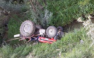 Yozgat’ta devrilen traktörün sürücüsü öldü