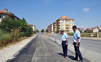 Akşehir'de asfalt çalışmaları