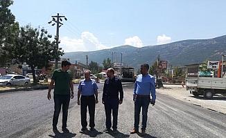 Akşehir'de asfaltlama çalışmaları