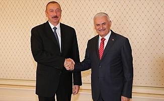 Aliyev, TBMM Başkanı Yıldırım'ı kabul etti