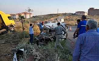 Ankara'da tırla otomobil çarpıştı: 1 ölü