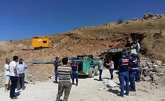Kırşehir'de maden ocağında göçük