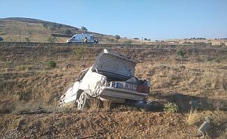Konya'da otomobil şarampole devrildi: 1 ölü, 4 yaralı