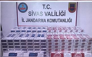 Sivas'ta kaçakçılık operasyonları
