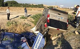 Yozgat'ta otomobil devrildi: 8 yaralı
