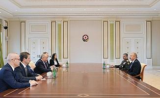 Aliyev, İsrail Savunma Bakanı Liberman'ı kabul etti