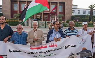 Fas'ta Mescid-i Aksa'ya destek gösterisi