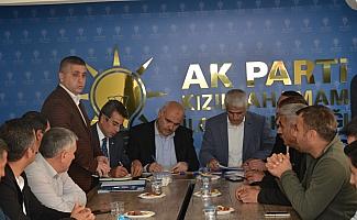 AK Parti Kızılcahamam Seçim İşleri Başkanlığı toplandı
