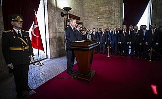 Cumhurbaşkanı Erdoğan: Türkiye'nin 95 yılda elde ettiği başarıların bir sembolüdür