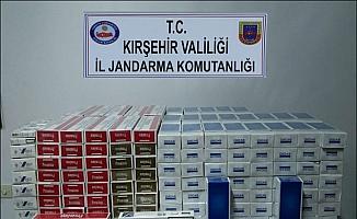 Kırşehir'de kaçak sigara operasyonu