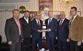 Sivas Valisi Gül'den STB'ye veda ziyareti