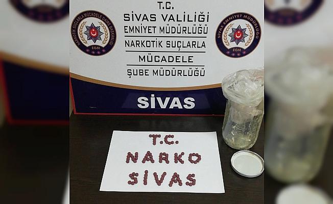 Sivas'ta uyuşturucu operasyonları