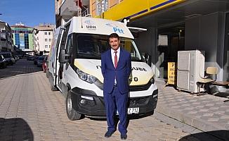 Sorgun'da PTT Mobil aracı hizmet vermeye başladı