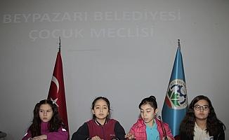 Beypazarı Belediyesi Çocuk Meclisi toplantısı yapıldı