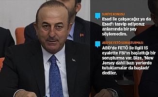 Dışişleri Bakanı Çavuşoğlu: Esad ile çalışacağız anlamında bir şey söylemedim