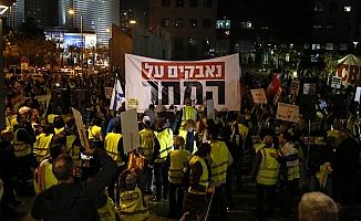 İsrail'de 'sarı yelekliler' hayat pahalılığını protesto etti