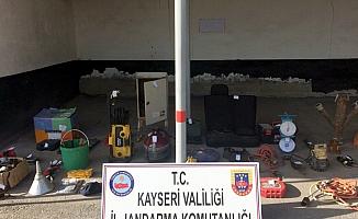 Kayseri'de hırsızlık operasyonu