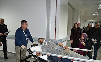 Aksaray'da öğrenci servisi ile minibüs çarpıştı: 21 yaralı
