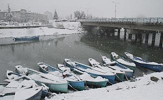 Beyşehir'de kar yağışı