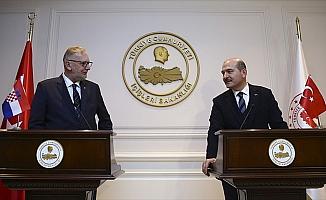 İçişleri Bakanı Soylu: FETÖ'ye ilişkin hususları Hırvatistan da dikkate alacaktır