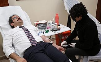İl Özel İdare personeli kan bağışladı