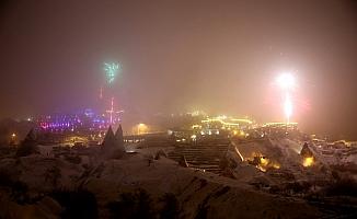 Kapadokya'da yeni yıl kutlamaları