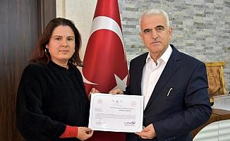 Karaman'da beyaz bayrak sertifika töreni