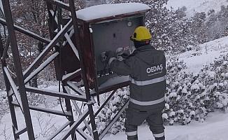 OEDAŞ yoğun kış şartlarında kesintisiz enerji için çalışıyor