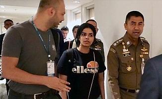 Tayland'da alıkonulan Suudi kadın BM gözetiminde havalimanından ayrıldı