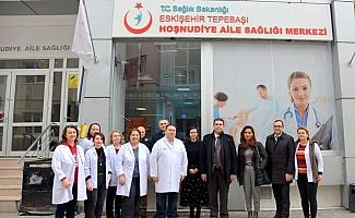 Eskişehir Sağlık Müdürü Bilge'den aile sağlığı merkezilerine ziyaret