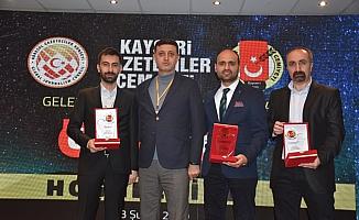 Kayseri Gazeteciler Cemiyeti'nden AA'ya 3 ödül