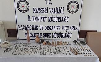 Kayseri'de tarihi eser operasyonu
