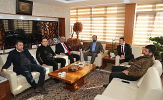 Otyakmaz'dan Başkan Aydın'a teşekkür ziyareti