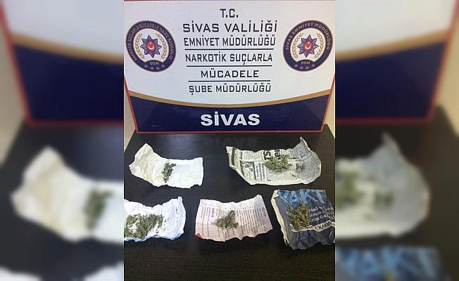 Sivas'ta uyuşturucu operasyonları