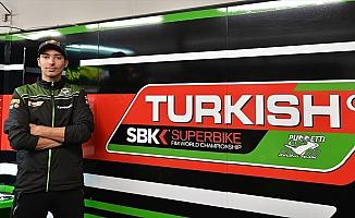 Toprak'ın hedefi 'Türk bayraklı' motosikletiyle podyuma çıkmak