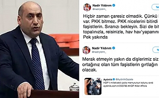 Yuh Artık! HDP'li Nadir Yıldırım Türkiye'yi PKK'yla tehdit etti