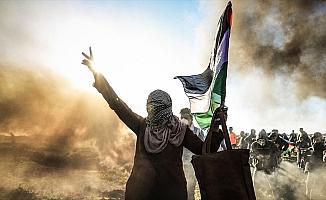 Filistinli gazeteci Washington'da Gazze'yi anlattı