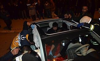 Karaman'da iki otomobil çarpıştı: 3 yaralı